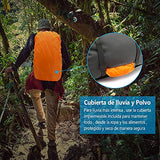Mochila Impermeable 50l Transpirable y Ligera Para Senderismo Montañismo Escalada, Viaje, Campismo Deportes al Aire Libre, Ciclismo, Mochila Táctica Para Hombre Mujer