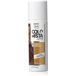 L'Oreal Paris Hair Color Colorista 1-Day Spray, Gold, 2 Ounce