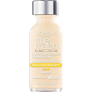 L'Oreal Paris Maquillaje True Match Super Blendable Base Líquida, W2.5 Vainilla, 1 pieza