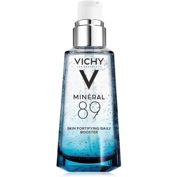 Vichy Minéral 89 - Ácido Hialurónico en suero diario para rostro que fortalece e hidrata la piel para una apariencia sana de la piel, apto para piel sensible